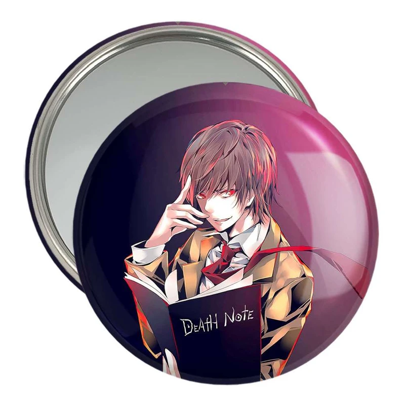 آینه جیبی خندالو طرح لایت یاگامی انیمه دفترچه مرگ Death Note  کد 4934