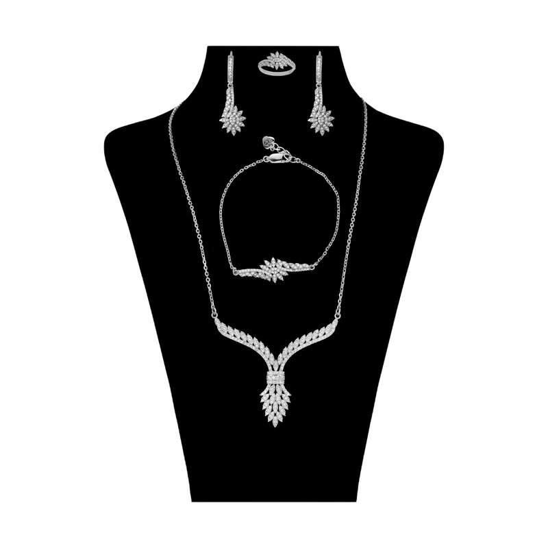 سرویس نقره زنانه مدل Brn-001