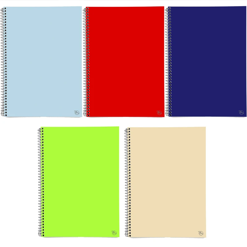 دفتر مشق 50 برگ مدوپد طرح ساده کد BD10018 مجموعه 5 عددی