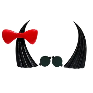 شاخ تزئینی کلاه کاسکت کد 12 مجموعه 4 عددی