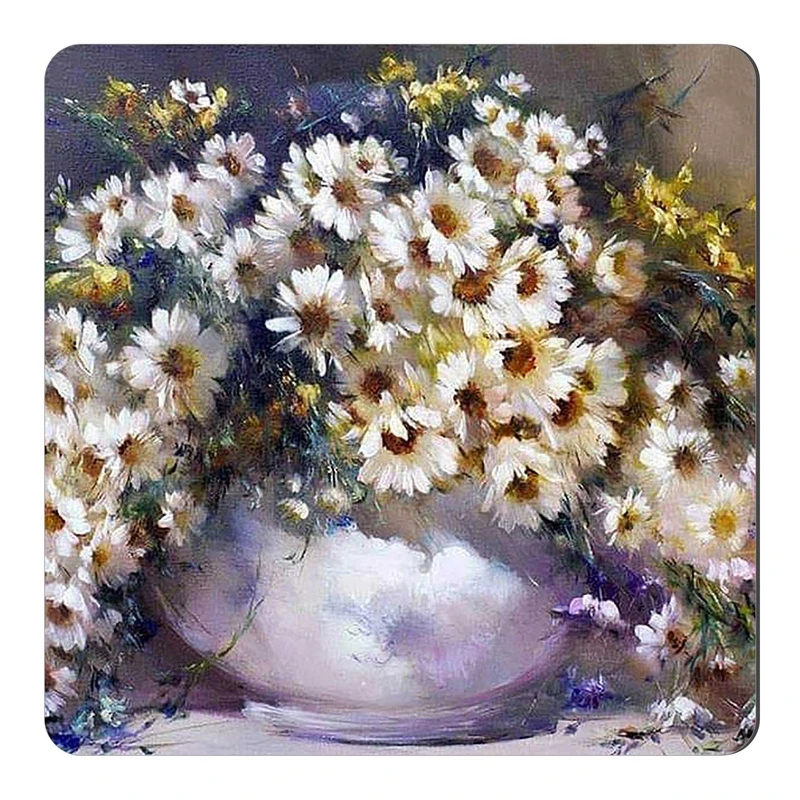  مگنت طرح نقاشی گل و گلدان کد wmg2099