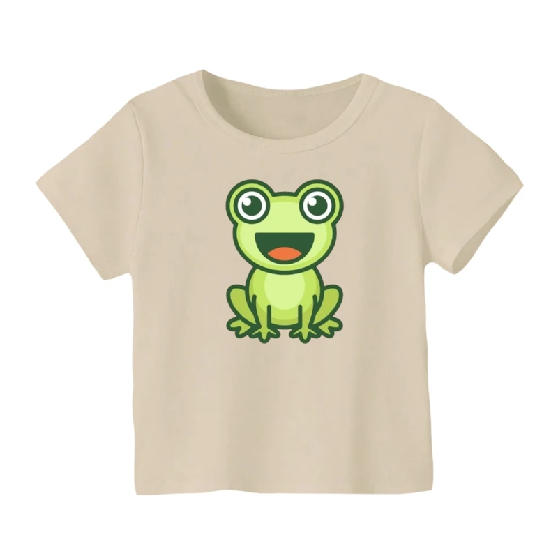تی شرت آستین کوتاه بچگانه مدل قورباغه کد 5