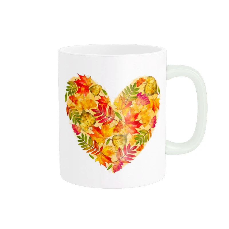 ماگ پادآفرین طرح عاشقانه پاییزی کد 1790