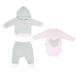 ست 3 تکه لباس نوزادی مدل baby