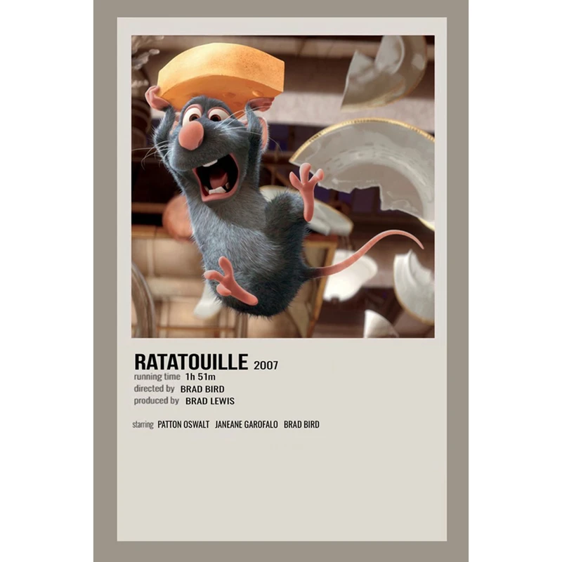 پوستر مدل انیمیشن موش سر آشپز Ratatouille کد 684