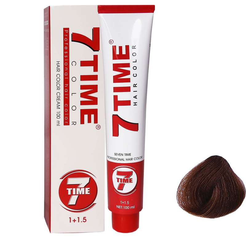 رنگ مو سون تایم شماره G.4 سری طلایی حجم 100 میلی لیتر رنگ قهوه ای طلایی روشن