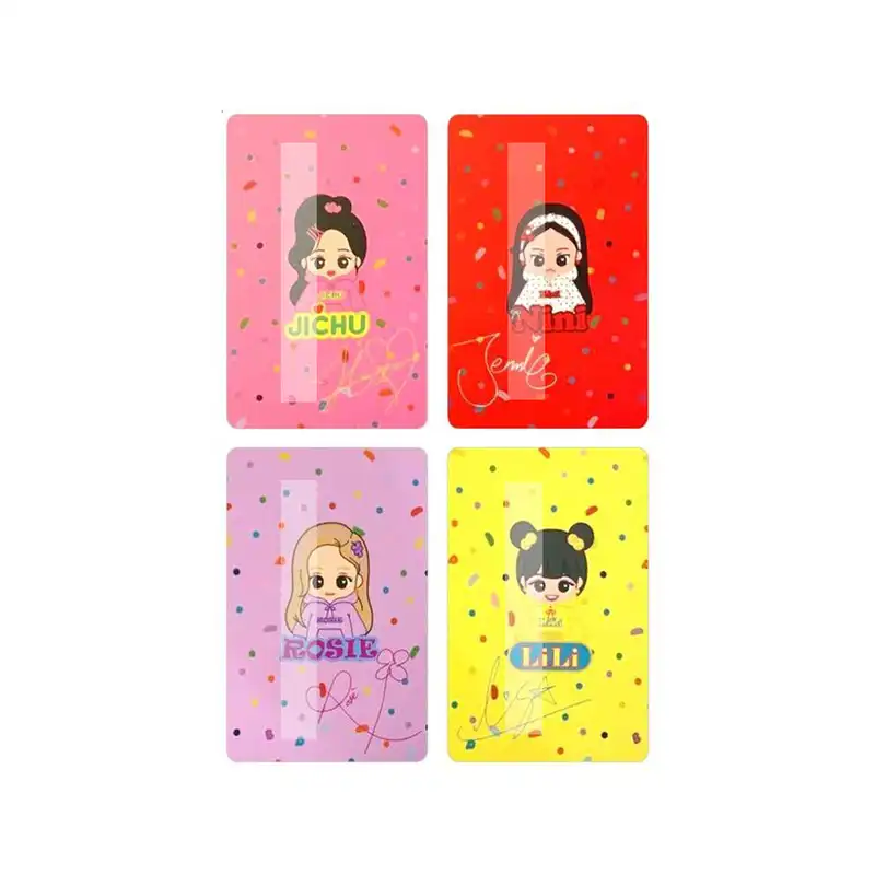 استیکر کارت کی پاپ طرح بلک پینک BLACKPINK کد PH-505 مجموعه 4 عددی