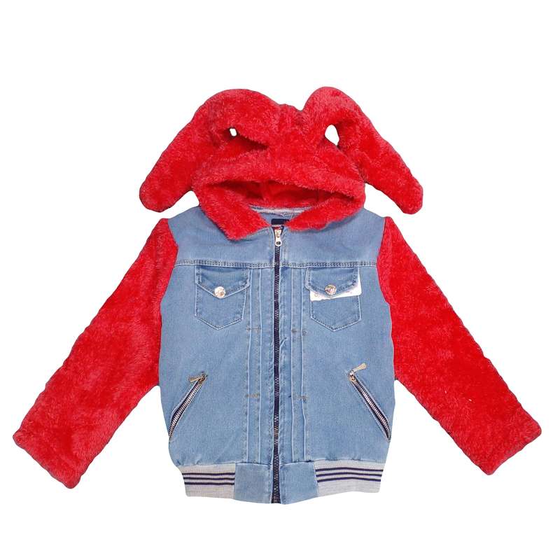 سویشرت دخترانه مدل لی مخمل کد 99-135