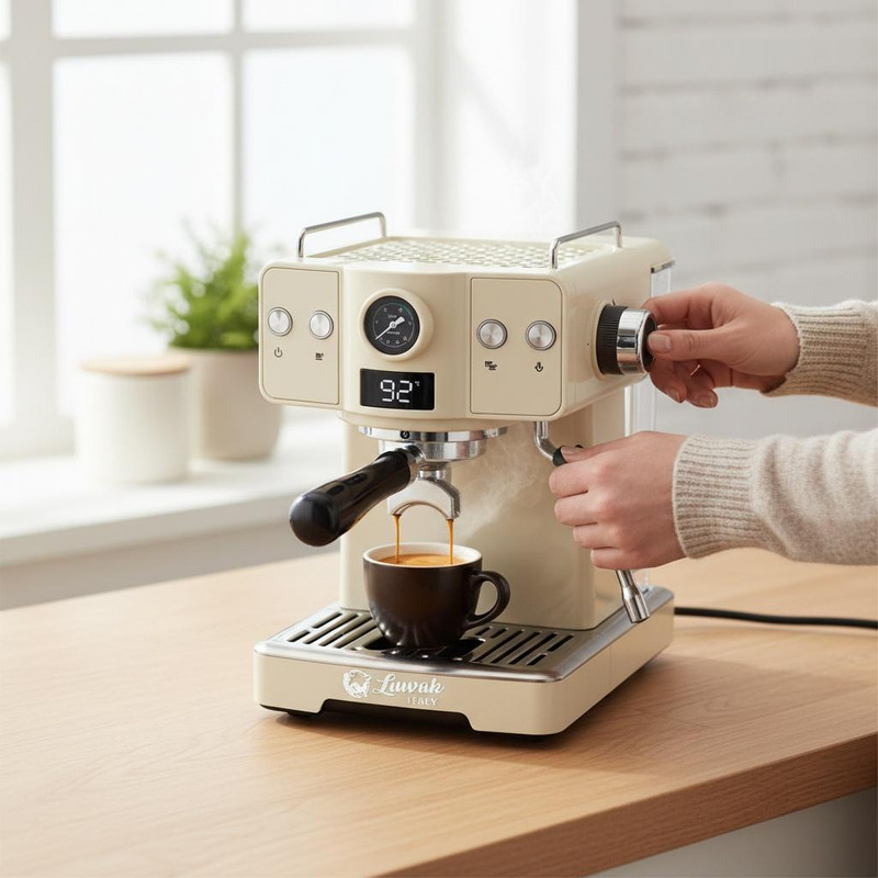 اسپرسو ساز 1.8 لیتری لواک مدل LWK-CM 3207