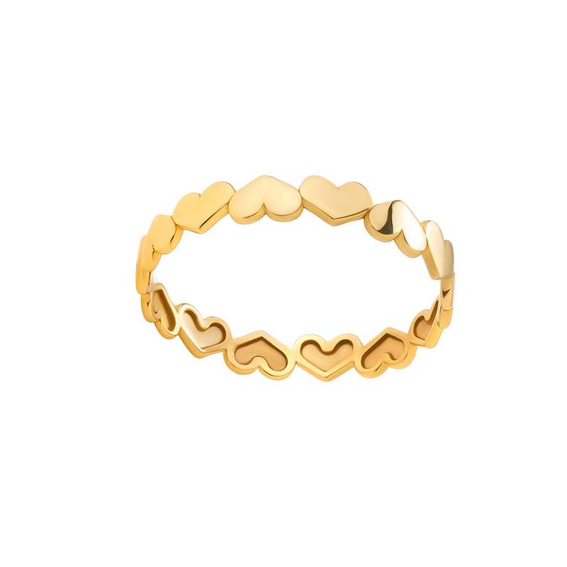 انگشتر طلا 18 عیار زنانه کیا گالری مدل AR562