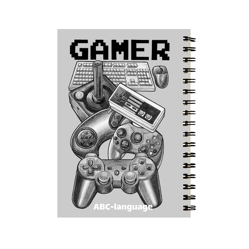دفتر زبان 60 برگ مدل گیمر کد 321