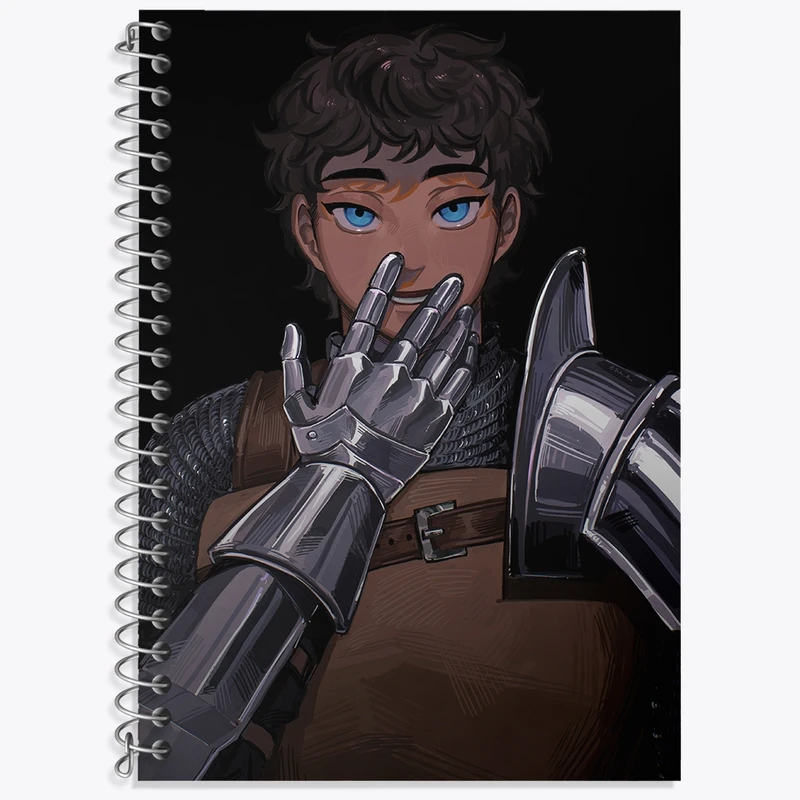 دفتر زبان 50 برگ خندالو مدل سه خط طرح کابرو انیمه خوشمزه در سیاه چال کد 35882