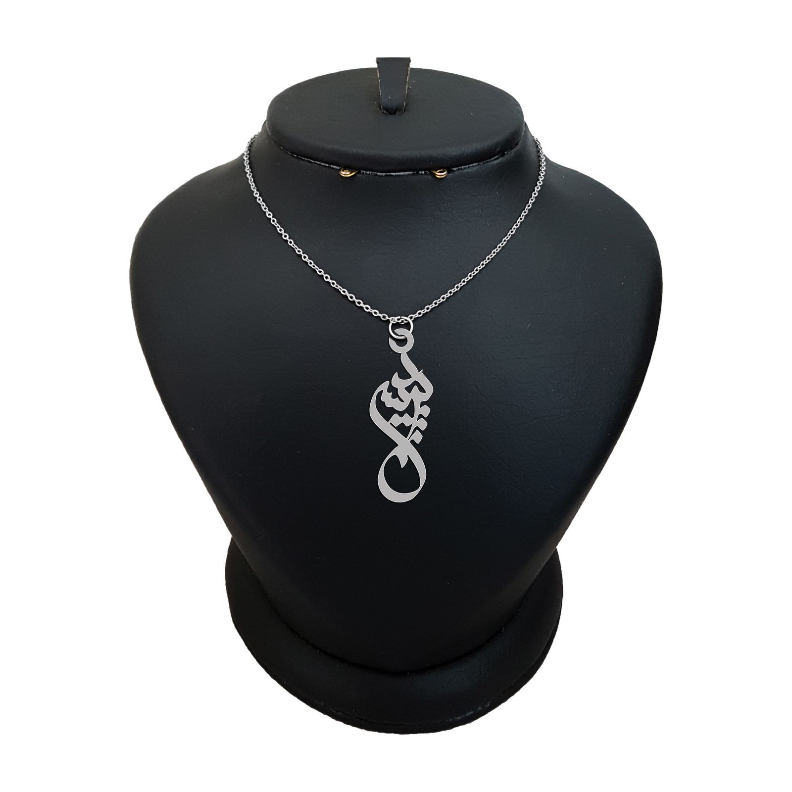 گردنبند نقره زنانه ترمه ۱ مدل پردیس کد ma 951 -  - 1