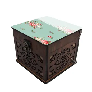 جعبه موزیکال مدل گل کد S008