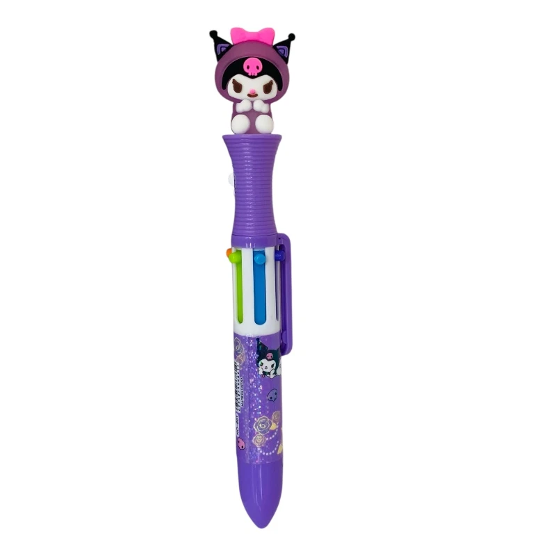 خودکار 0.5 میلی متری مدل چند رنگ چراغ دار طرح کرومی PUR 1064