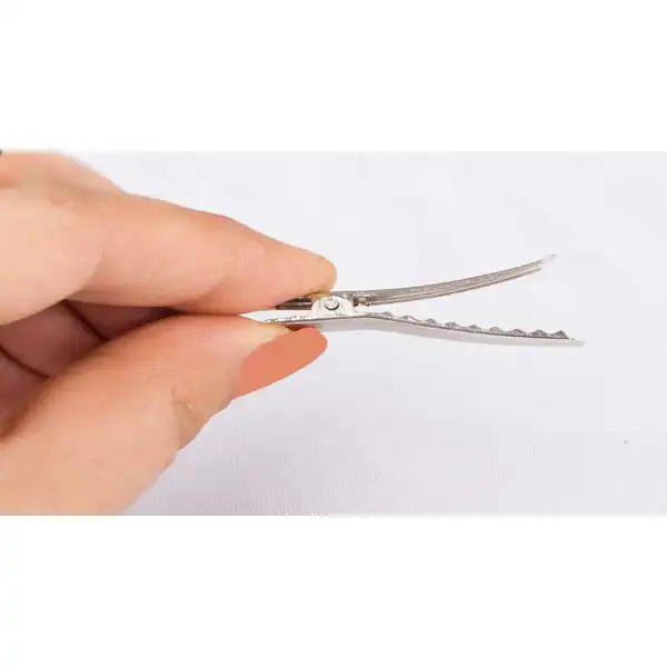 گیره مو زنانه مدل استیل 4.5 مجموعه 10 عددی