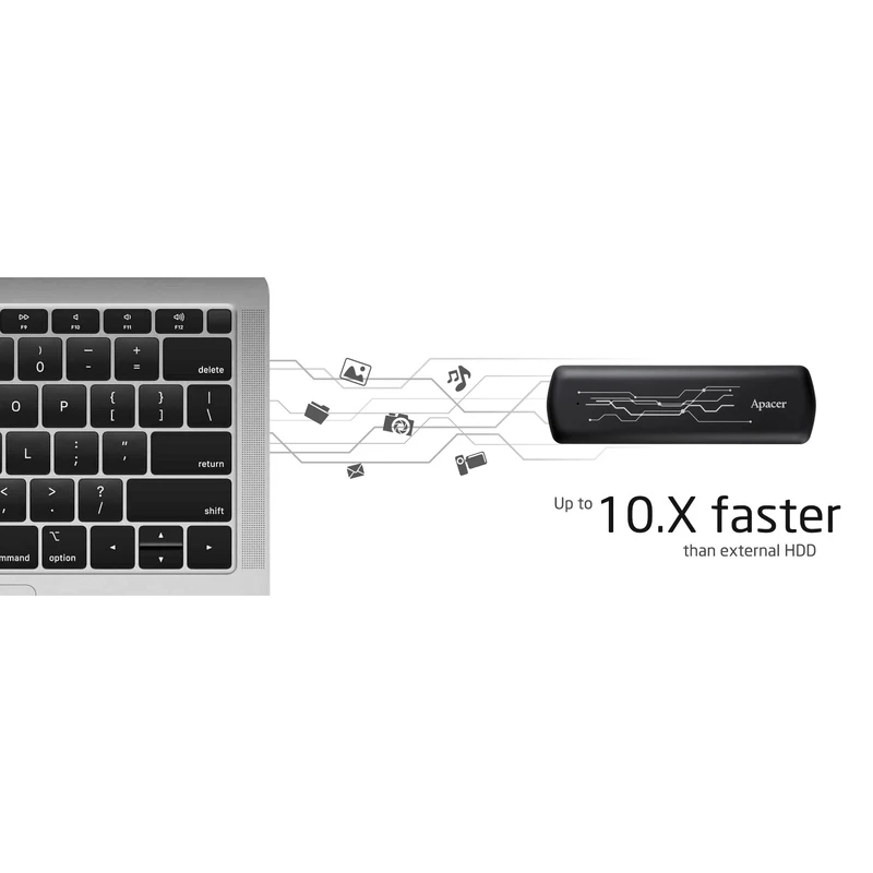 عکس شماره 9 : اس اس دی اکسترنال اپیسر مدل as722 ظرفیت 1 ترابایت رابط usb 3.2 gen2