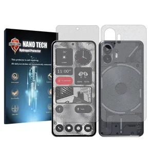 Nano tech matte screen protector suitable for Nothing Phone 2 mobile phone along with back of the phone