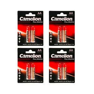 باتری قلمی کملیون مدل Plus Alkaline مجموعه 8 عددی