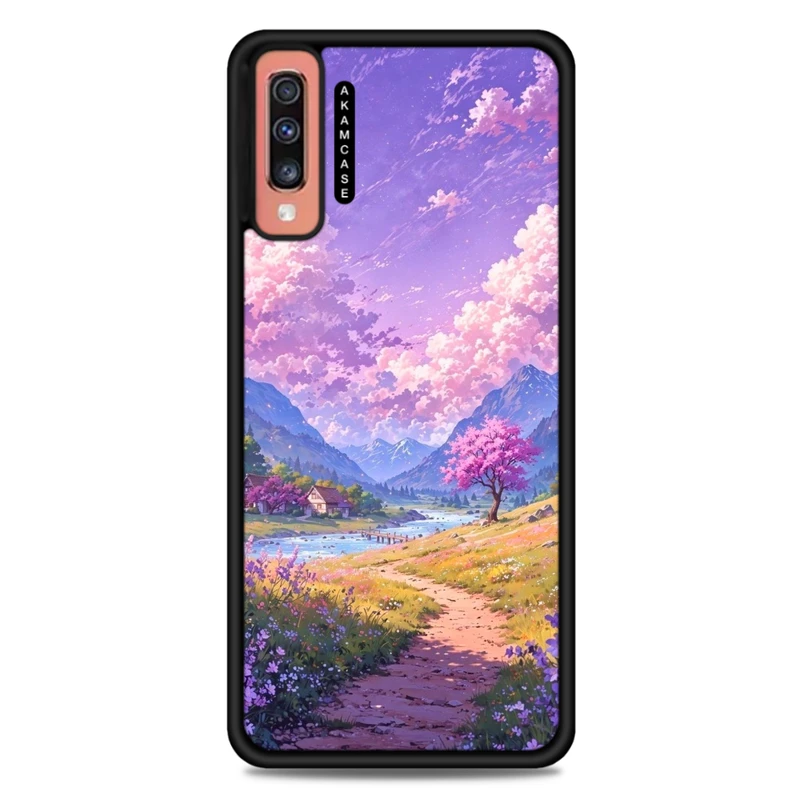 کاور آکام مدل AMC-WSGA70-NATURE-22 مناسب برای گوشی موبایل سامسونگ Galaxy A70