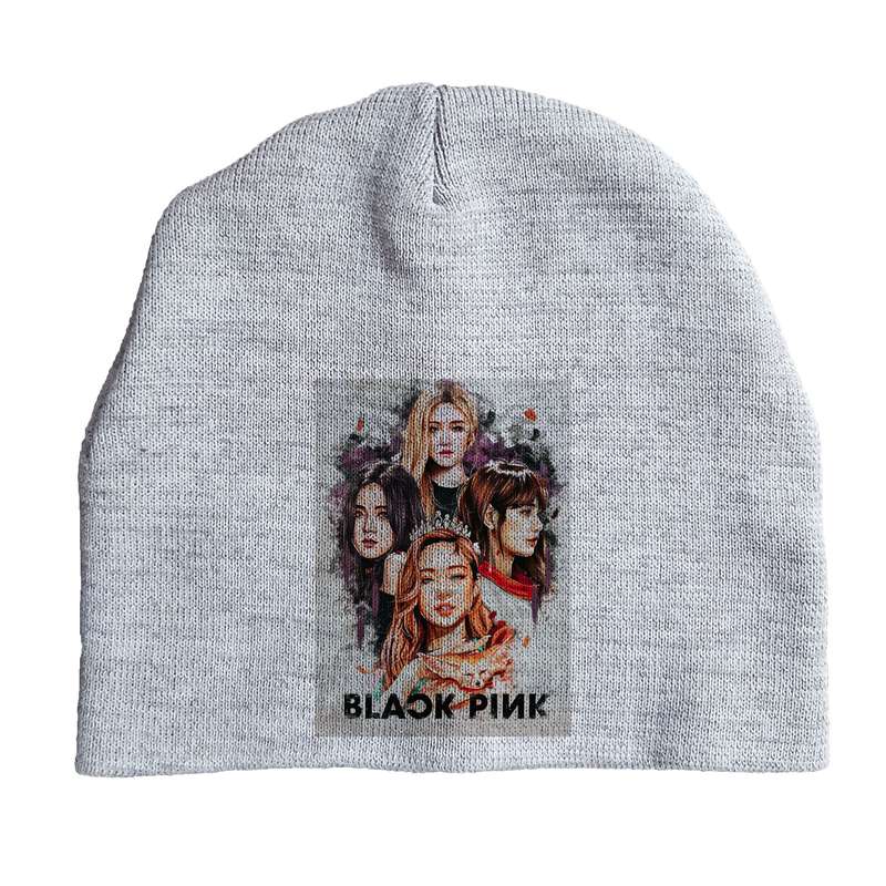 کلاه بافتنی مدل Black Pink 004