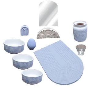 مجموعه ظروف هفت سین 10 پارچه مدل رنگین کمانی پتینه