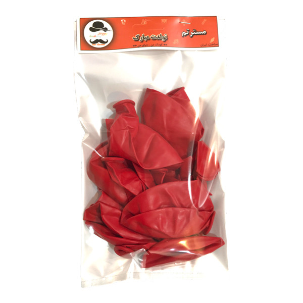 بادکنک مسترتم مدل latex-12 پلاس بسته 10 عددی