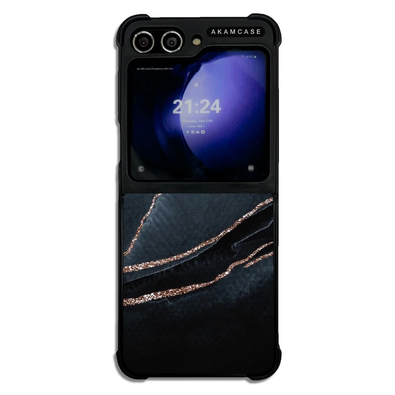 کاور آکام مدل AMCWSGZFLIP5-MARBEL3 مناسب برای گوشی موبایل سامسونگ Galaxy Z Flip 5