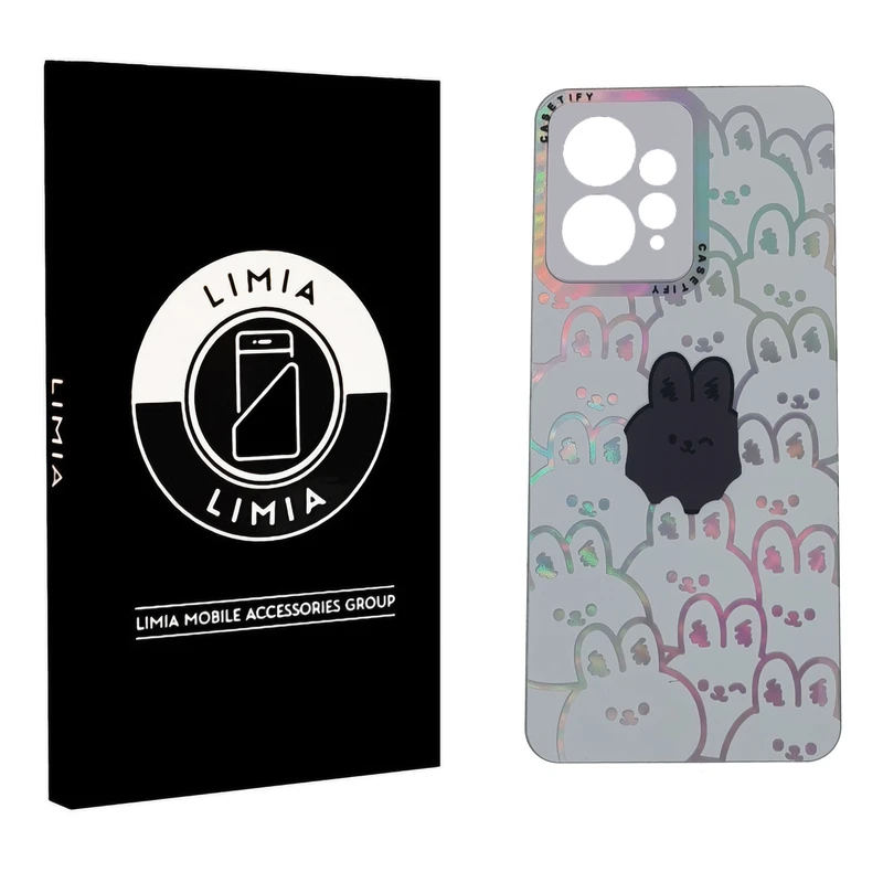 کاور لیمیا مدل فانتزی لنزدار طرح عروسکی شبرنگی مناسب برای گوشی موبایل شیائومی Redmi Note 12 4G