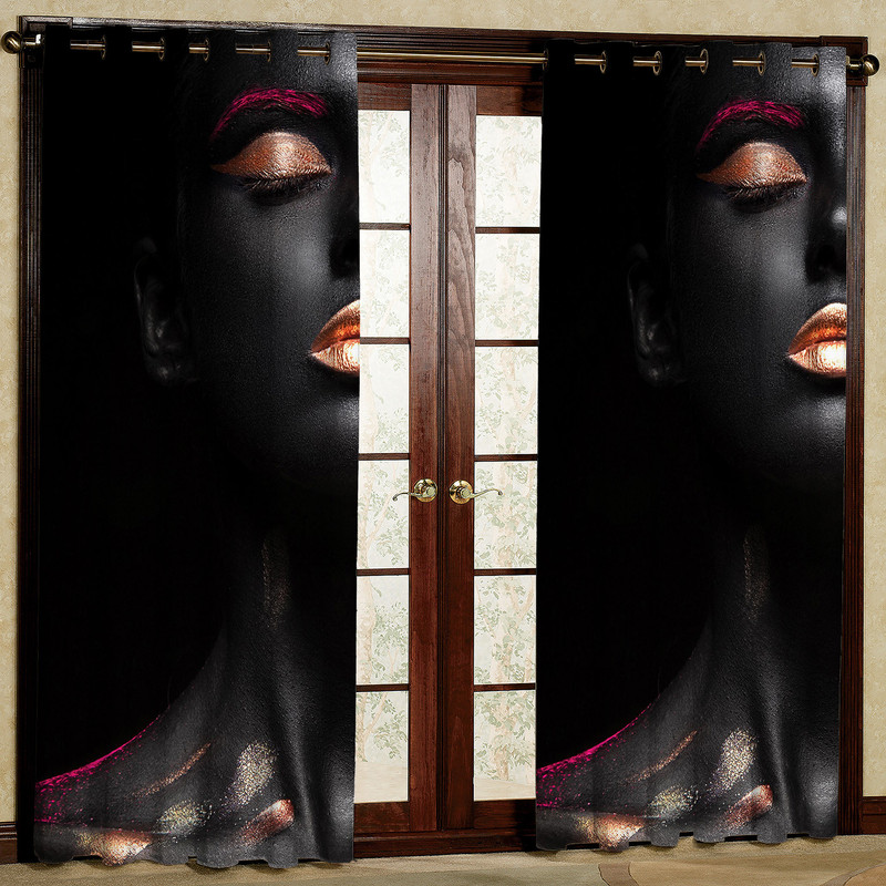 پرده مدل مخمل پانچی کد 1373T2 سایز 200x140 سانتی متر