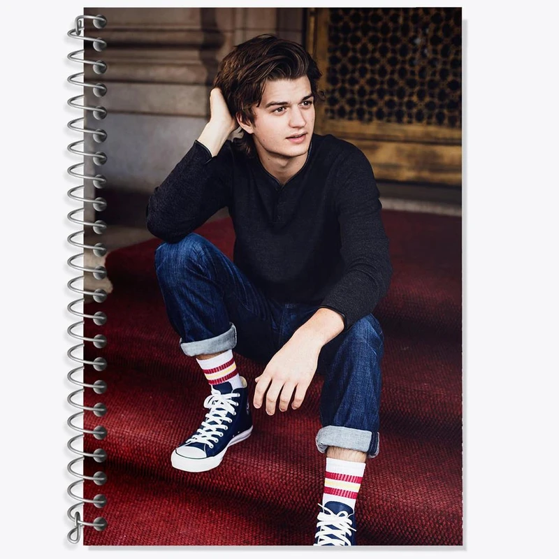 دفتر زبان 50 برگ خندالو مدل دو خط طرح جو سریال استرنجر تینگز Stranger Things کد 19316