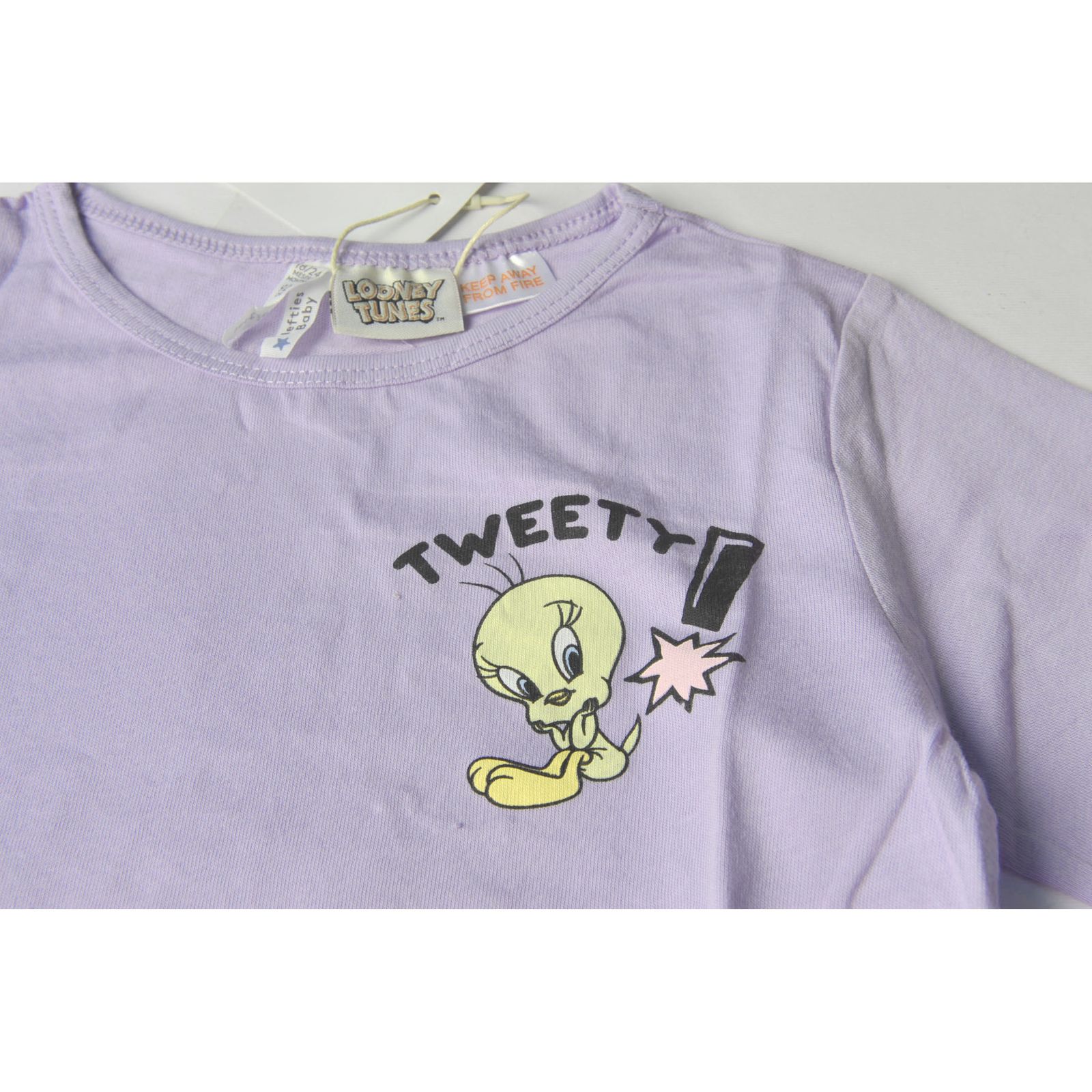 تی شرت آستین بلند نوزادی لونی تونز مدل 3638 tweety -  - 10