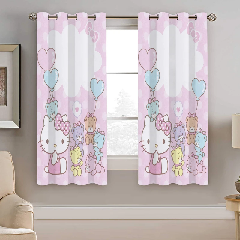 پرده نیروانا طرح گربه کودک مدل مخمل کد 8203 سایز 140×200 سانتی متر