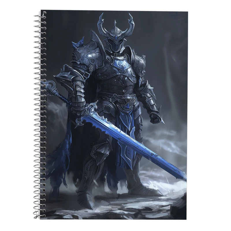 دفتر زبان 50 برگ مدوپد مدل دو خط طرح حیوانات جنگجو کد DF14894