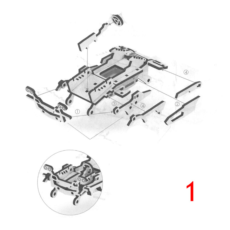 ساختنی مدل ماکت چوبی ماشین کد M49