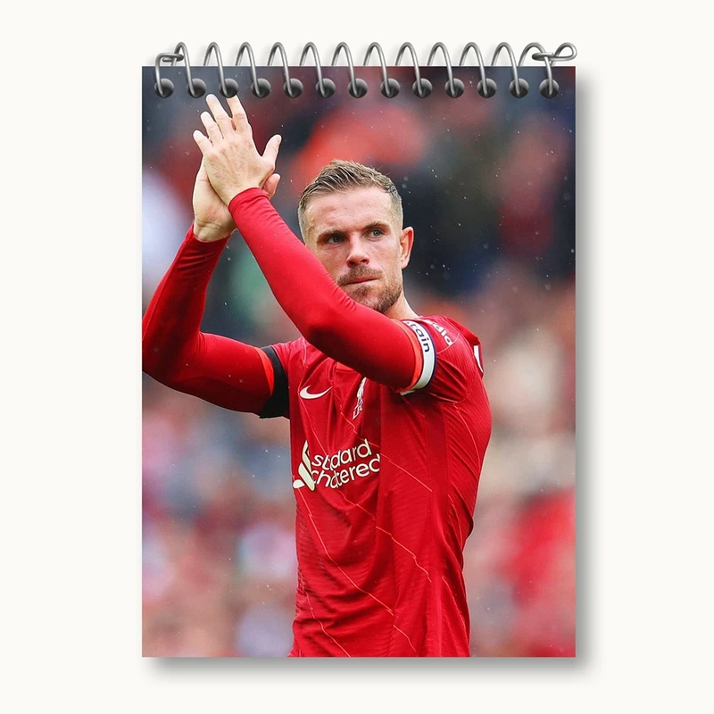 دفتر یادداشت 50 برگ خندالو مدل جردن هندرسون Jordan Henderson کد 28914
