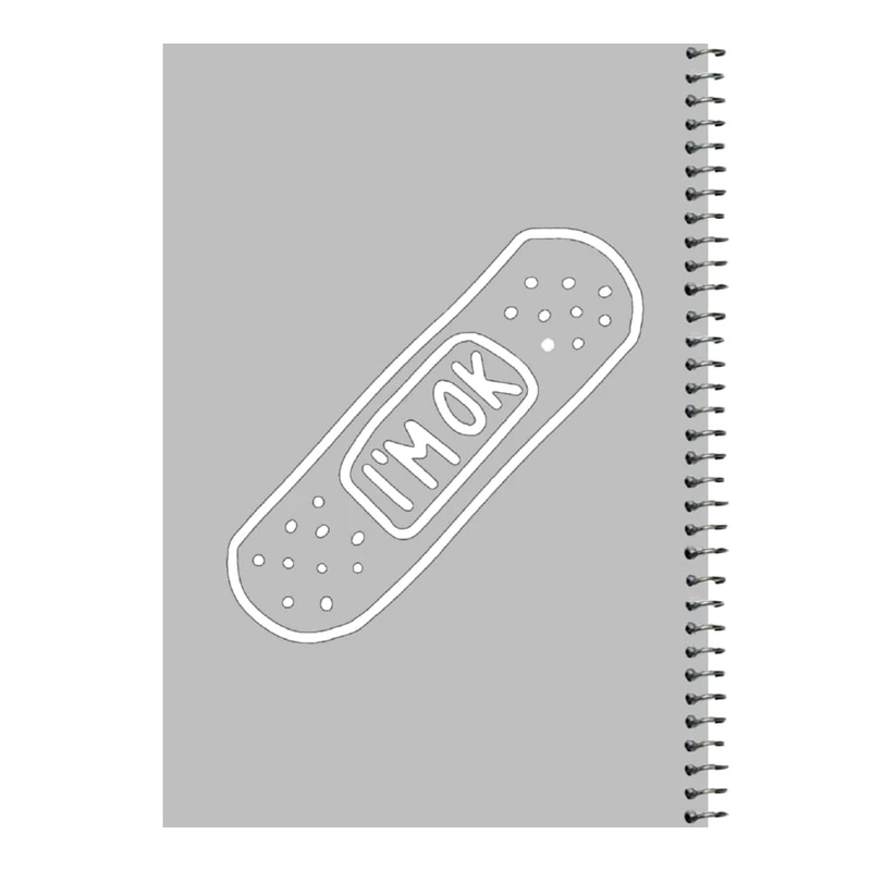 دفتر مشق 80 برگ اس جی مدل چسب زخم کد۱   