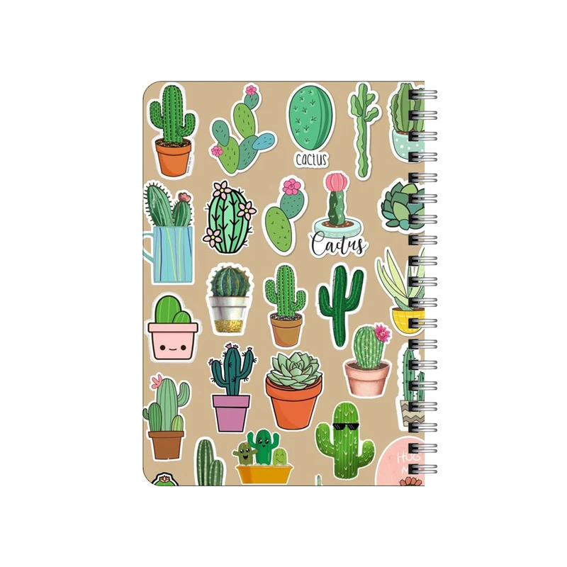 دفترچه یادداشت بامبیلیپ مدل چوبی طرح کاکتوس کد 4120748