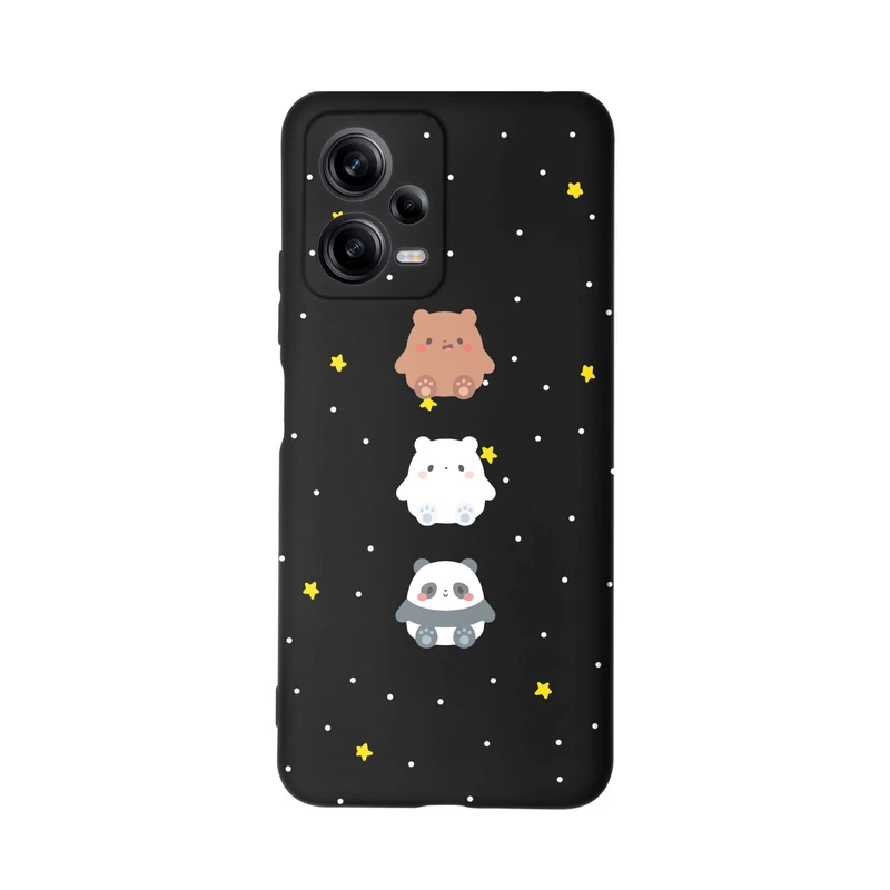 کاور قاب گوشی طرح خرس و پاندا کد z1931 مناسب برای گوشی موبایل شیائومی Redmi Note 12 Pro Plus 5G
