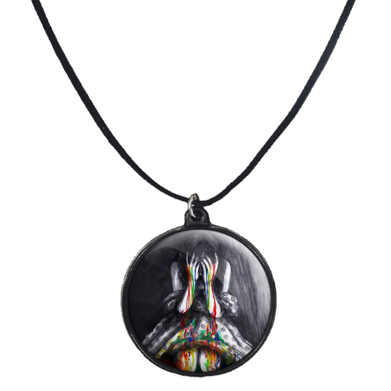 گردنبند پرمانه طرح دخترونه کد pmb.4588 مدل دو طرفه