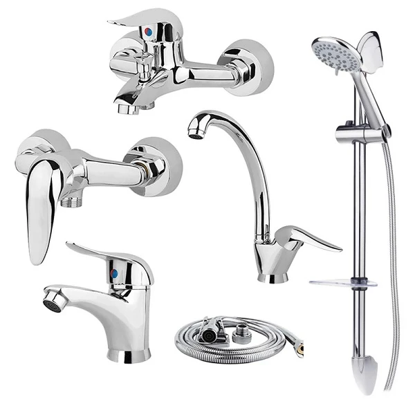  ست شیرآلات فاخته مدل پاندورا اردکی k_ مجموعه 6 عددی