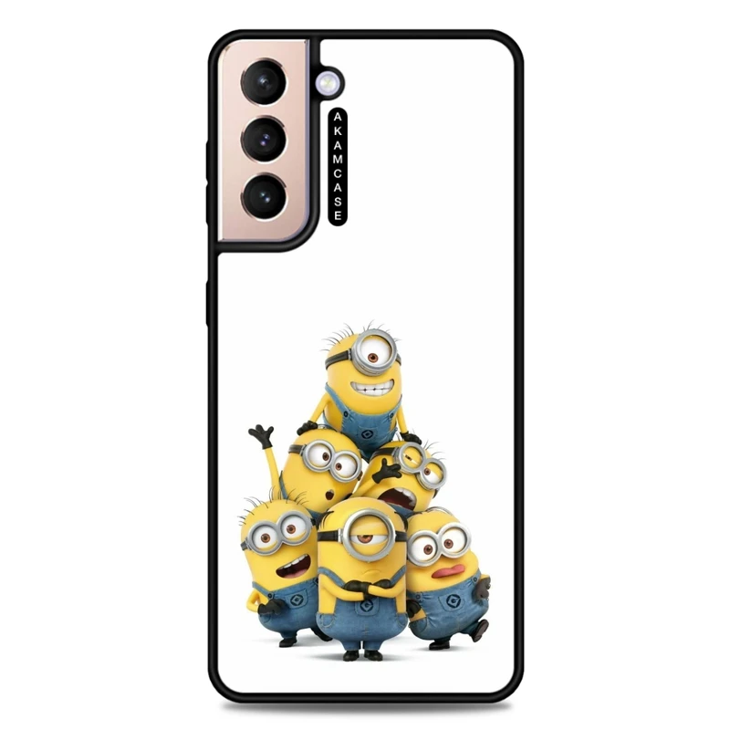کاور آکام مدل AMC-WSGS21P-MINIONS3 مناسب برای گوشی موبایل سامسونگ Galaxy S21 Plus