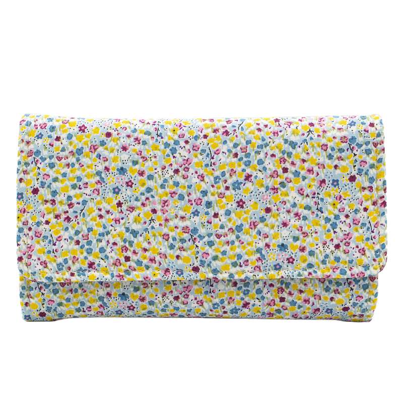 کیف پول زنانه مدل گل ریز کد B2