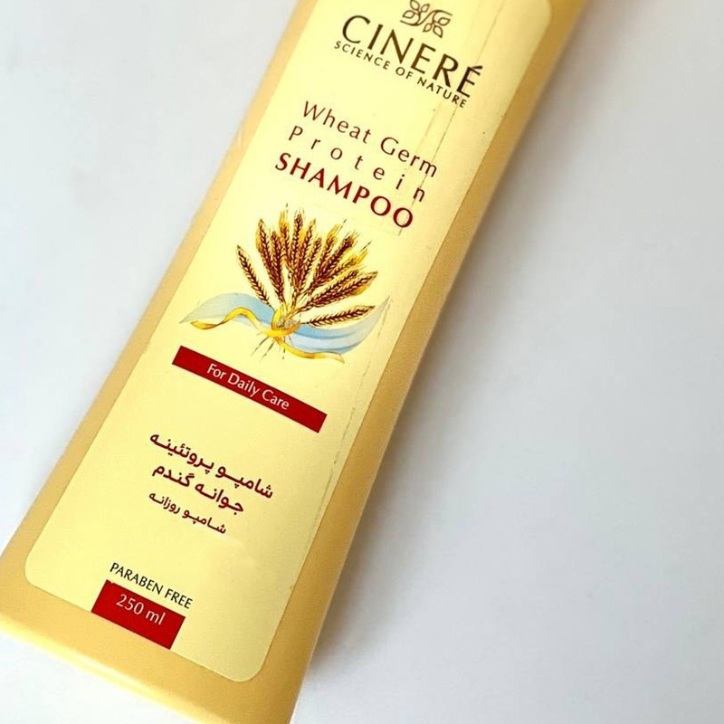 شامپو مو سینره مدل Wheat Germ مناسب انواع مو حجم 250 میلی لیتر