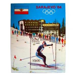 تمبر یادگاری مدل اسکی کد var-631