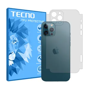 Tecno HyGEL model transparent phone back protector suitable for Apple iPhone 12 Pro mobile phone