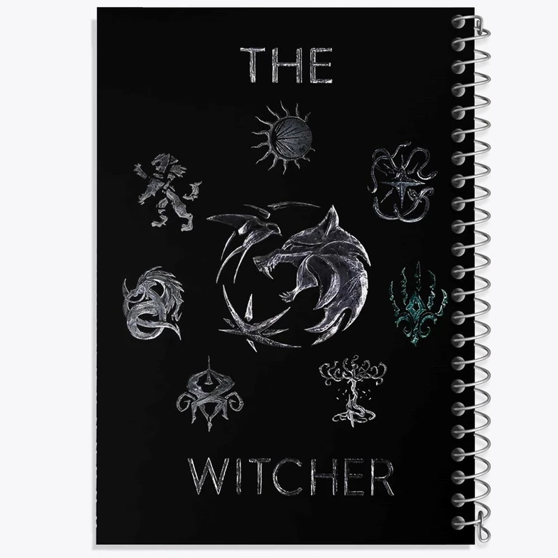 دفتر نت موسیقی 50 برگ خندالو مدل سریال ویچر Witcher کد 27422