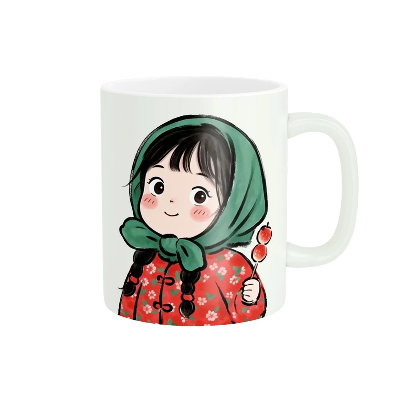 ماگ پاد آفرین مدل دخترانه کد 6984