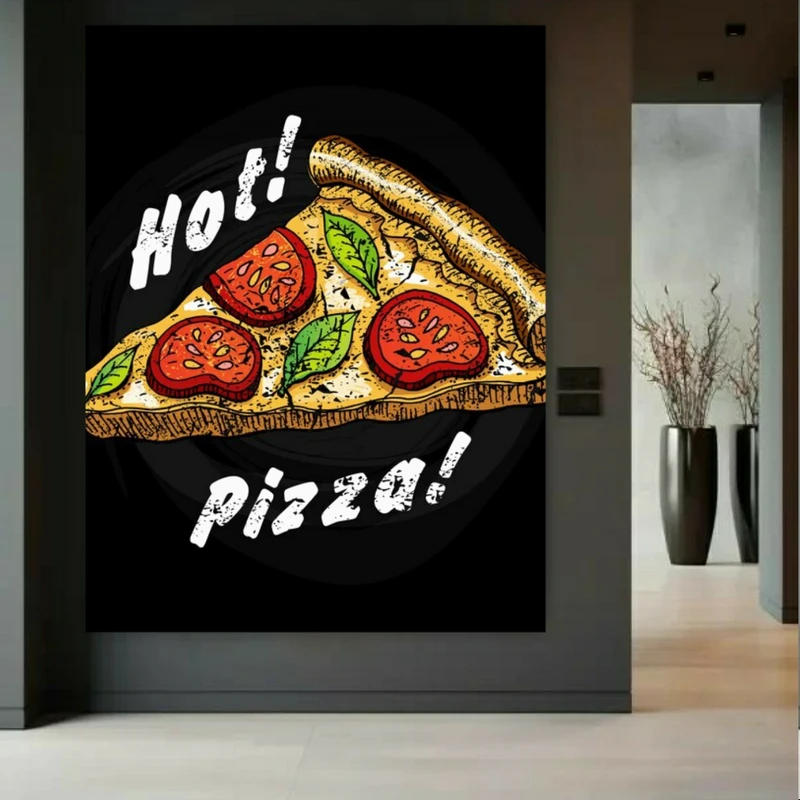 پوستر دیواری طرح پیتزا داغ کد FP105422