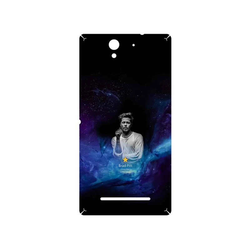 برچسب پوششی ماهوت مدل Brad Pitt مناسب برای گوشی موبایل سونی Xperia C3 Dual